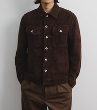 Giacca camionista in pelle da