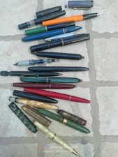 ANTICHE STILOGRAFICHE CELLULOIDE E NON VARIE MARCHE LOTTO RICAMBI