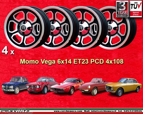 Cerchi momo vega alfa romeo - vega,