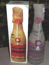 28) - 5 - DUE BOTTIGLIE DI VINO BARBARESCO 1969+1974 JUTA VILLADORIA COLLEZIONE