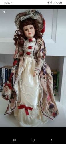 Bambola porcelan doll - porcelan,