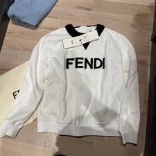 Top/felpa donna Fendi bianca
