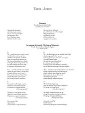 La musica vocale da camera per