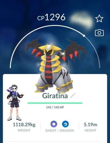 Giratina alterata purificata - alterata,