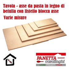 PANETTA ASSE SPIANATOIA TAVOLA BLOCCA ASSE PASTA FRESCA LEGNO BETULLA 76-88-100 