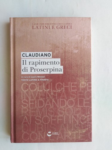 Claudiano rapimento di - claudiano,