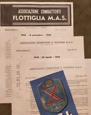 Decima Flottiglia Mas: Notiziari N. 1-2-3 del 1955. Primi 3 Numeri.