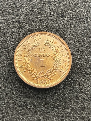 1951 bolivia boliviano - 1951,