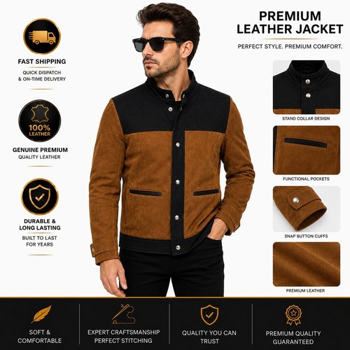 Giacca uomo vera pelle