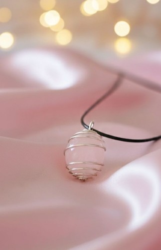 Collana pietra naturale - collana, quarzo