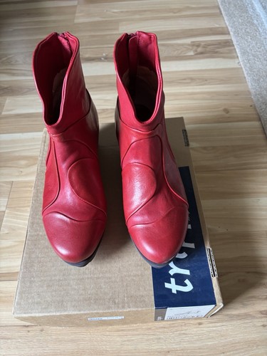 Stivaletti trippen rosso marmo - trippen,