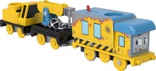 TRENINO THOMAS CARLY GRU Modello Locomotiva MOTORIZZATO 2 Rimorchi 30cm JBW22