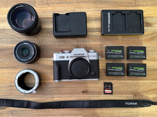 Pack fujifilm t20 meike - fujifilm, +