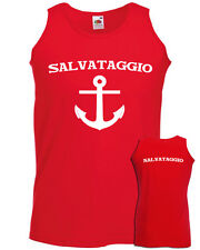 Canotta rossa SALVATAGGIO