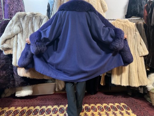 Cappotto lana con fuchs - lana,