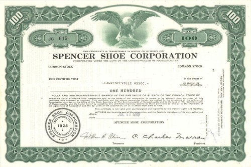 Spencer shoe corp - spencer,