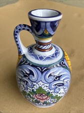 Brocchetta ceramica Maiolica Deruta Italia Vintage, Oggetto Da Collezione Unico