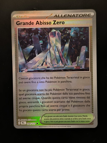 Carta pokémon grande - pokémon, abisso