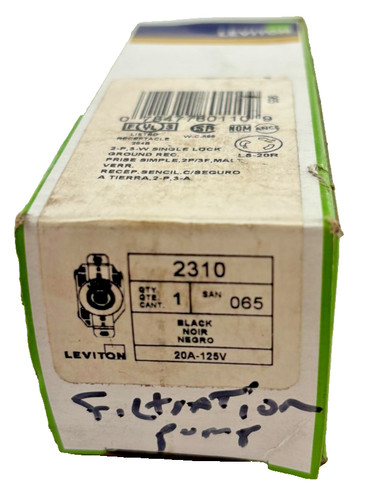 Leviton 2310 nero - 2, 3