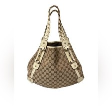 Gucci bianco/beige GG tela e