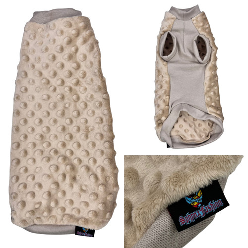 Pile visone beige top per - beige,