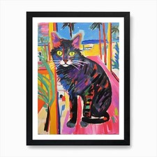 Quadro di un gatto a Sharm El