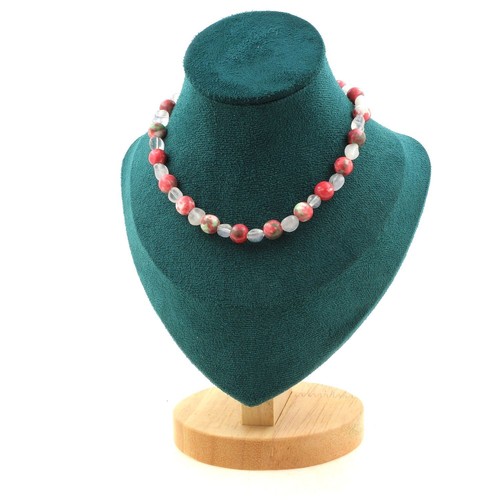Collana perle pietra - pietra, di
