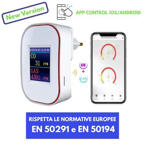 Rilevatore monossido - monossido, di