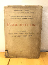 BRIGATE DI FANTERIA riassunti storici corpi e comandi guerra 1915-1918 vol. 2