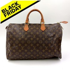 Borsa a mano Louis Vuitton Speedy 40 monogram in pelle marrone PVC M41522 