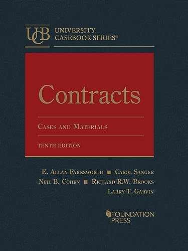 Contracts cases and - and, materials