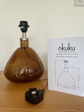 Lampada in vetro riciclato