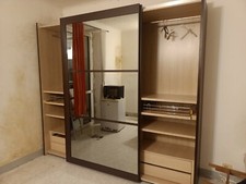 Armadio guardaroba con ante di vetro lunghezza 2.70mt