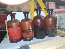 Antiche Bottiglie Da Farmacia Con Tappo In Vetro Primi 900 Prezzo Cadauna 