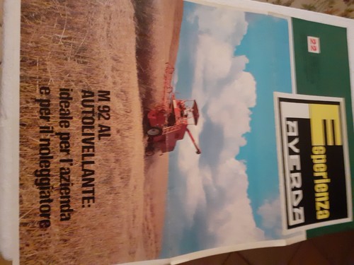 Brochure mietitrebbia laverda - mietitrebbia,