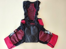 X-Bionic Salopette Bike Effektor Tg S Nero/Rosso Nuova