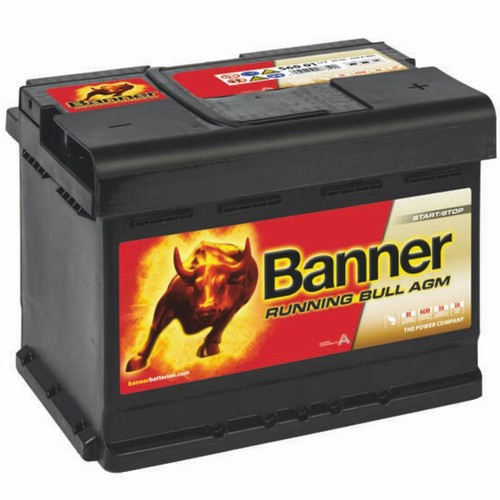 Banner running bull - banner,