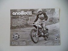 advertising Pubblicità 1977 MOTO ANCILLOTTI FH 250 e ROBERTO ROGAI
