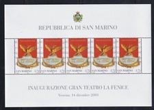 SAN MARINO 2003 RIAPERTURA TEATRO LA FENICE VENEZIA MNH / P3114