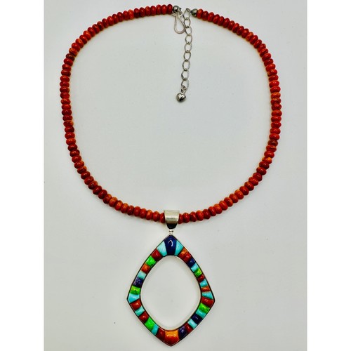Collana perle rosse - di, con