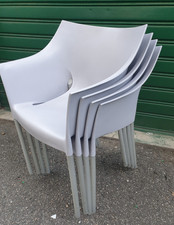 Kartell Dr.No 4 sedie poltroncine glicine