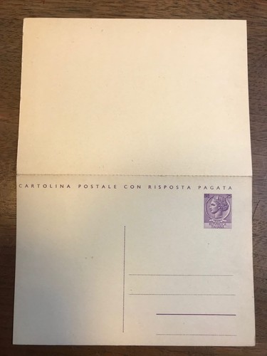 Repubblica cartolina intero - repubblica,