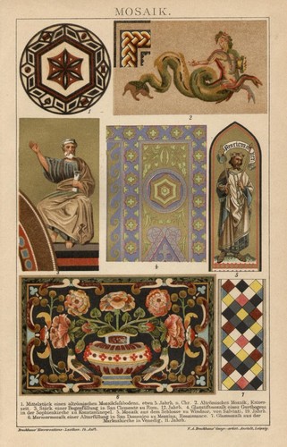 1894 mosaico roma - 1894,