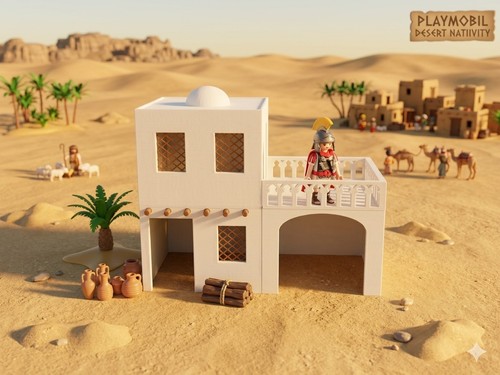 Casa pesebre compatible - pesebre,