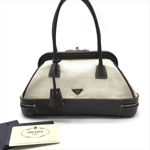 Prada canvas leather doctor - prada,