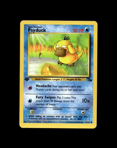 Carta pokemon psyduck - carta, golduck