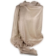Coprispalle beige elegante cerimonia stola donna foulard scialle glitter ijab