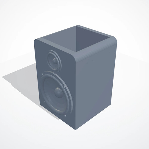 Portavaso speaker stampato - portavaso, 3d