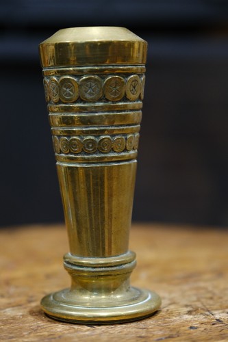 Antique brass trench - trench, vase