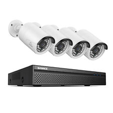 Set telecamera di sicurezza esterna SANNCE 5MP PoE NVR Motion accesso remoto visione notturna